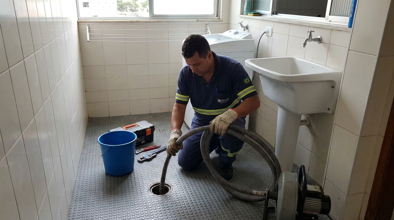 Desobstrução na Cozinha em Ponta Grossa‑PR